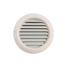 Grade de Ventilação Redonda Fixa com Colarinho 150mm