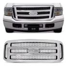 Grade Dianteira F250 F350 F4000 Cromada 2007 2008 2009 10 11 Cromada Ambos Os Lados