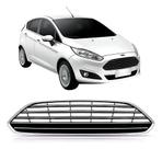 Grade Dianteira New Fiesta Hatch 2013 14 A 2017 Friso Cinza Cinza Fosco