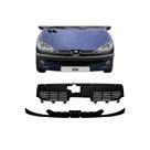 Grade Dianteira Peugeot 206 2000 a 2008 Com Friso Preto