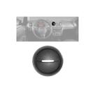 Grade Difusor Ar Painel Central ou Lateral Preto Borda Miolo Prata Gol Voyage Saveiro G5 e G6