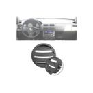 Grade Difusor Ar Painel Superior Cinza Flanel Gol Saveiro Parati G3 e G4