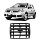 Grade Difusor Saída de Ar Painel Clio 2000 a 2016 Preto