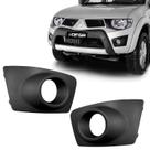 Grade do Farol de Milha Direito L200 Triton 2011 a 2013 Com Furo