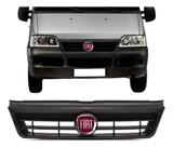 Grade Do Radiador Ducato 2004 A 2013 Friso Preto Com Emblema