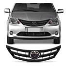 Grade etios 2012/16 preta + emblema
