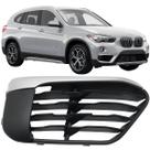 Grade Farol de Milha Bmw X1 2016-19 Sem furo do Sensor -Dir Grade Farol de Milha Bmw X1 2016-19 Sem furo do Sensor -Dir
