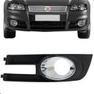 Grade Farol Milha Stilo 2008 2009 2010 2011 2012 Aro Cromado Com Furo