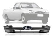 Grade Frontal Dianteira Ford Courier 2000 01 02 2003 A 2013 Preto Com Emblema