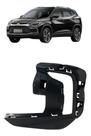 Grade Moldura Farol Milha Esquerdo Com Furo Led GM Tracker