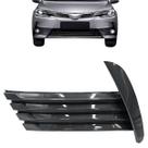 Grade Moldura Milha Corolla 2018 19 2020 2021 Sem Furo Grafite