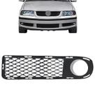 Grade Moldura Milha Gol Giii 1999 2000 2001 2002 Preto Com Furo