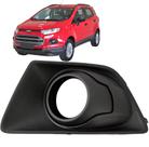 Grade Moldura Parachoque Milha Ecosport 2013 14 15 16 Com Furo Preta Ford