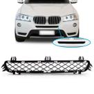 Grade parachoque superior bmw x3 2010 2011 2012 2013 2014 preto