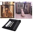 Grade Porta Cachorro Entrar Casa Cercado Parede Tela Pets