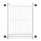 Grade Portão Proteção Pet Cachorro Prolongador Criança Branco - Aço Mix - CM