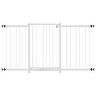 Grade portãozinho pet bebê divisor ambiente corredor 70 cm 100 cm até 140 cm branco
