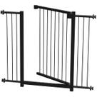 Grade portãozinho pet bebê divisor ambiente corredor 70 cm 80 cm 90 cm preto