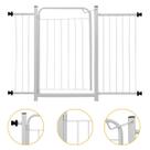 Grade Proteção Bebes Cachorro Criança Portão Pet Para Portas Escadas Com Extensores 1 de 15cm e 1 de 30cm Itagold