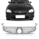Grade Radiador Chevrolet Corsa 1999 A 2002 Colméia Cromada
