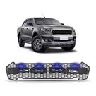 Grade Radiador Dianteira Ranger Raptor 17 18 19 Com Led Azul
