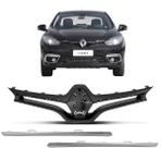 Grade Radiador Frontal Renault Fluence 2014 15 16 17 18 Com Encaixe Para friso