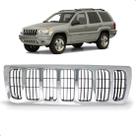 Grade Radiador Grand Cherokee Laredo 1999 A 2003 Cromado Grade Radiador Grand Cherokee Laredo 1999 A 2003 Cromado