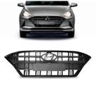 Grade Radiador Hb20 Hatch/Sedan 2021 2022 Turbo Com Moldura Black Piano