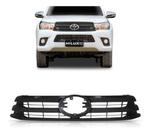 Grade radiador hilux 2016 a 2018 srv preto liso Grade radiador hilux 2016 a 2018 srv preto liso