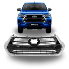 Grade Radiador Hilux Srv 2018 á 2020 Cromada Preto Brilhante Grade Radiador Hilux Srv 2018 á 2020 Cromada Preto Brilhante