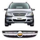 Grade Radiador Parachoque Zafira 2003 A 2012 + Emblema - Preta