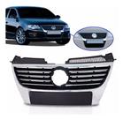 Grade radiador passat 2006 a 2011 preto c/ moldura cromada