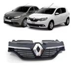Grade Radiador Sandero Logan 2015 16 A 2019 Emblema + Friso Grade Radiador Sandero Logan 2015 16 A 2019 Emblema + Friso