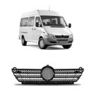 Grade Radiador Sprinter 2003 A 2011 Preta S/friso S/emblema