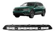 Grade superior central parachoque dianteiro tiguan 2018 a 2021 sem friso com furo