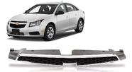 Grade Superior Parachoque Com Friso Cromado Cruze 2010 2012 2013 Preto