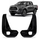 Grade/tela/moldura Milha Hilux Cd Srx 21 A 2023 Black Piano C/furo LD ( lado do passageiro)