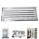 Grade Ventilação Inox 20cm x 50cm com Tela MotorHome Armario