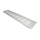 Grade Ventilação Max Alumínio Fosco Retangular 8 X 40 Cm