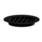 Grade Ventilação Redonda Preta 13x13 Encaixe 10x10 10und
