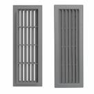 Grade Ventilação Retangular Encaixe 30x13 Exaustores - 10u
