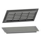 Grade Ventilação Retangular Encaixe 30x13 Exaustores - 10u