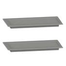 Grade Ventilação Retangular Encaixe 30x13 Exaustores - 2 U