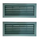 Grade Ventilação Retangular Verde Encaixe 30x13 Exaustores