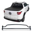 Grade Vigia Proteção Vidro Traseiro Fiat Toro 16/20 Preto