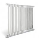 Gradil protetor em pvc para portas-cachorro e bebê 80x79 branco