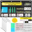Gráfico de bolso Resurhang Counting The Days com Base Ten Black