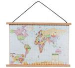 Gráfico de decoração de parede Melody Jane Dollhouse Mapa do mundo moderno