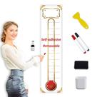 Gráfico de termômetro para arrecadação de fundos, decalque Goal Tracker 48x12 cm