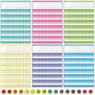 Gráficos de incentivo de sala de aula Outus Laminated Dry Erase x6